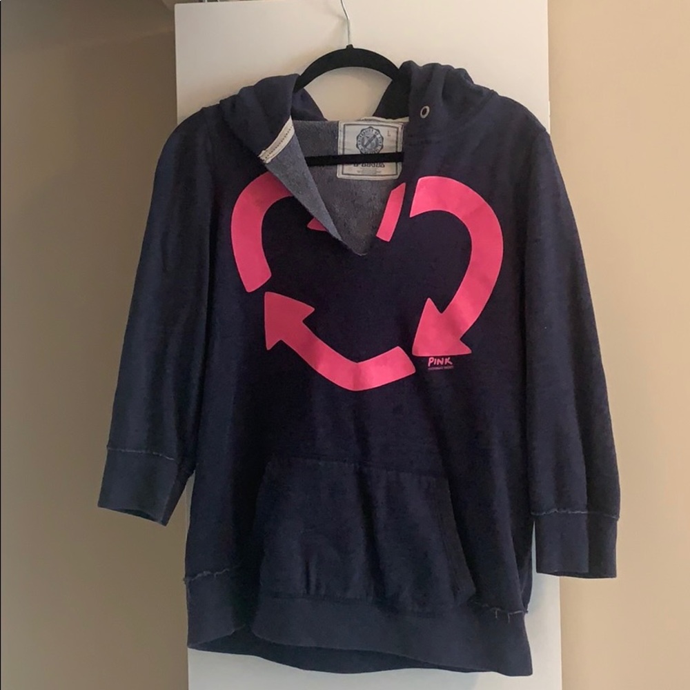 Victoria Secret Pink Navy Hoodie